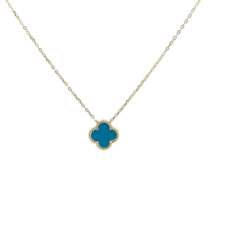 Gold Plated Turquoise Necklace