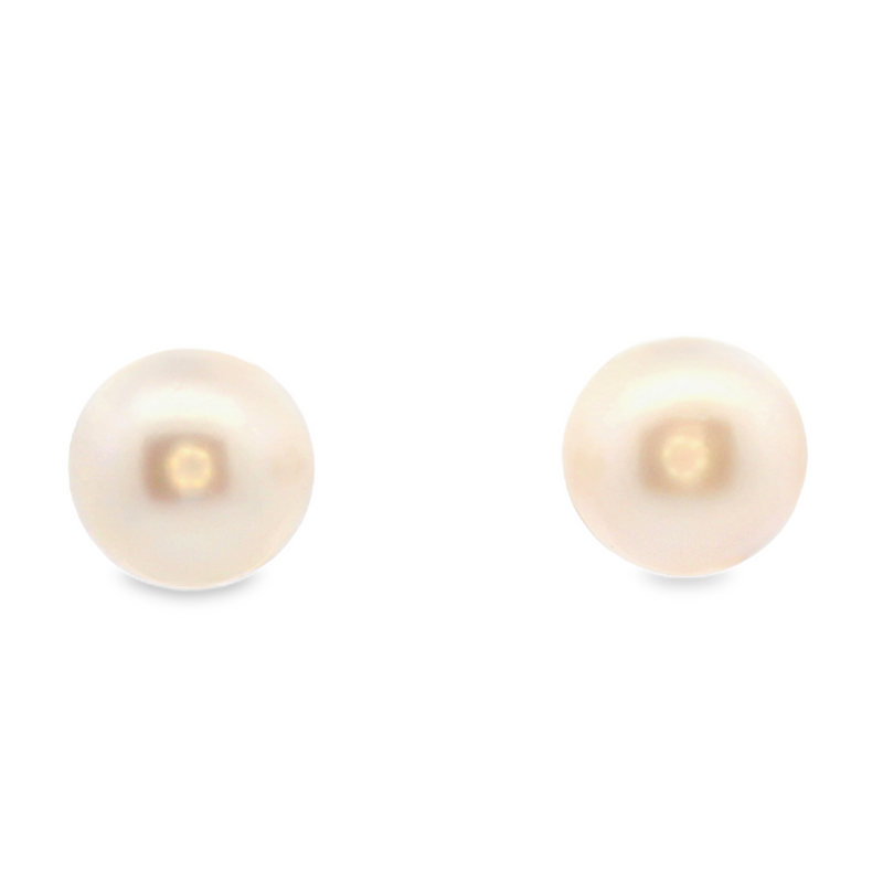 14K YG Pearl Studs
