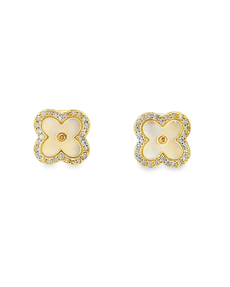 Gold Plated Gemstone Earrings