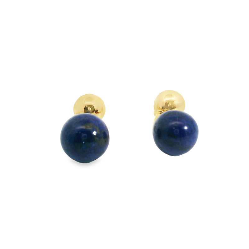 Tiffany & Co 14K YG Lapis Cufflinks