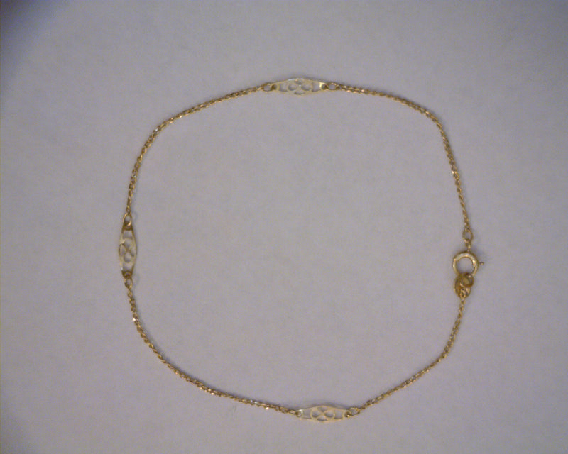 14K YG BRACELET 8.5