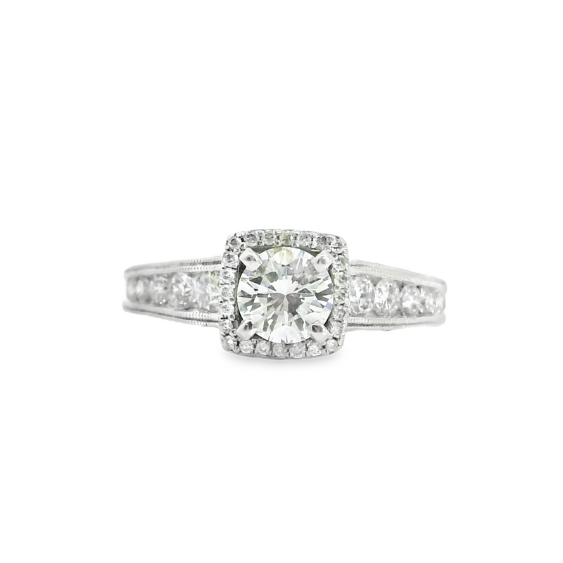 14K WHITE GOLD DIAMOND MOUNT