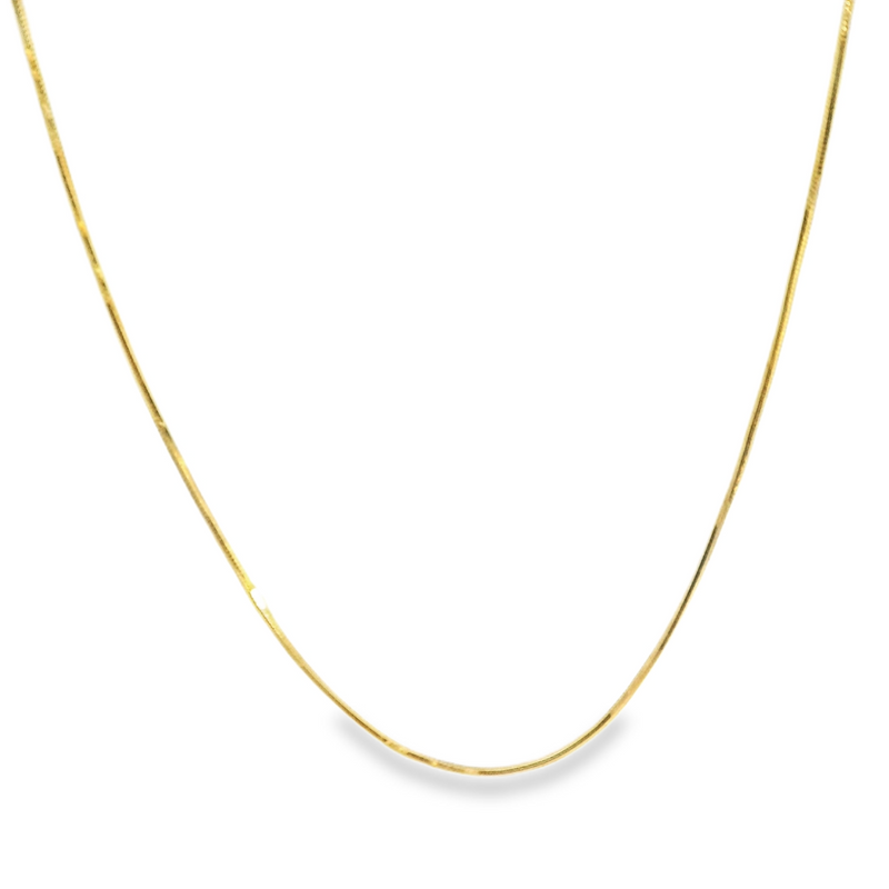 14K YG Snake Chain 18