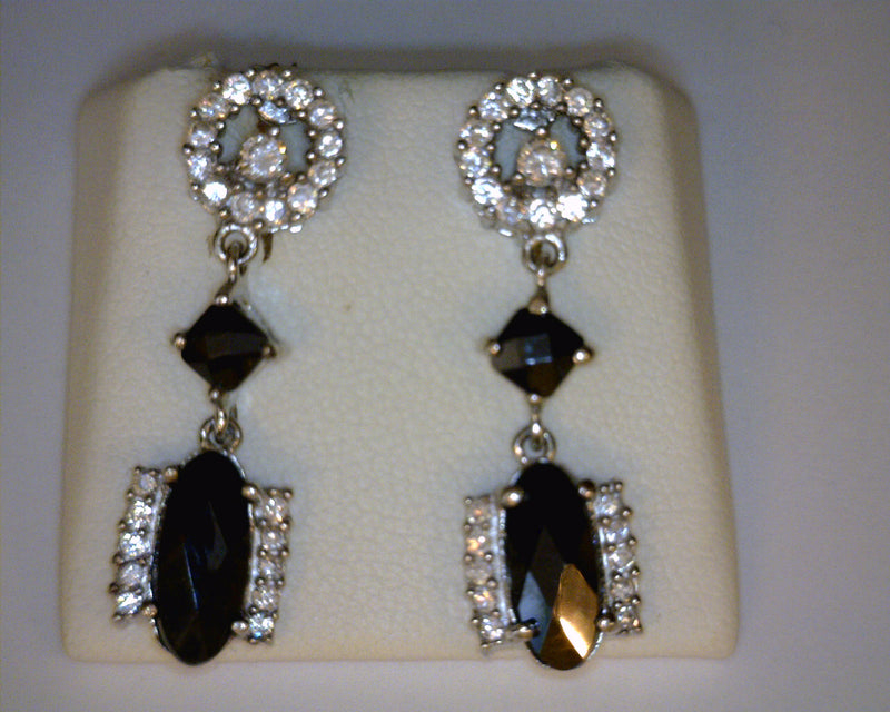 SS CRYSTAL EARRINGS