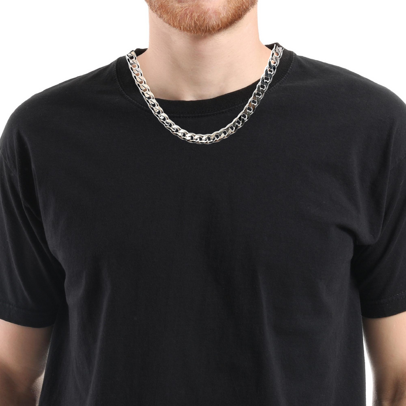 Sterling Silver Curb Link Chai