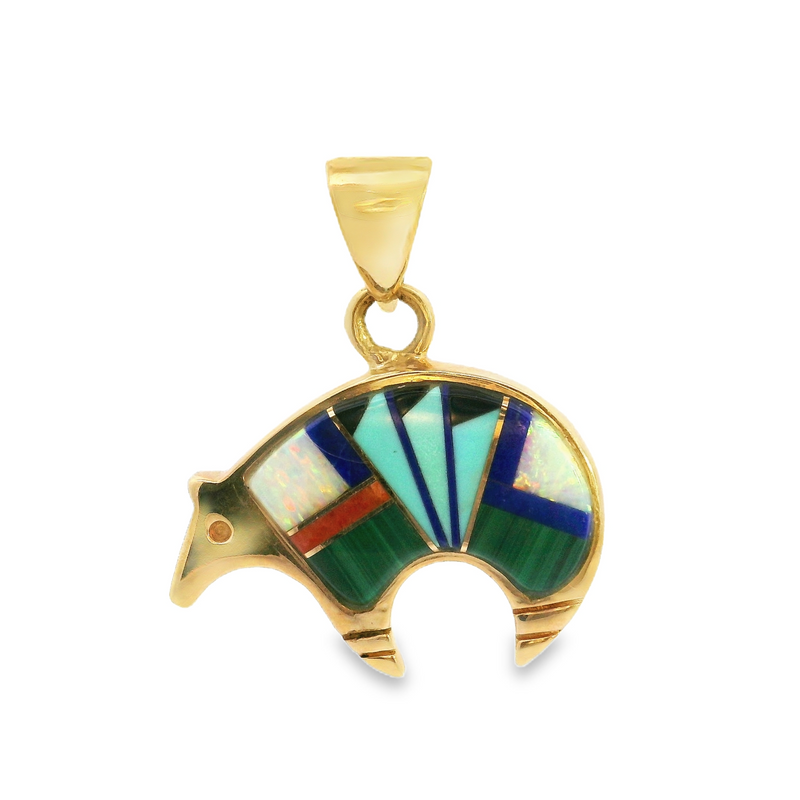 14K YG Filigree Detailed Cross