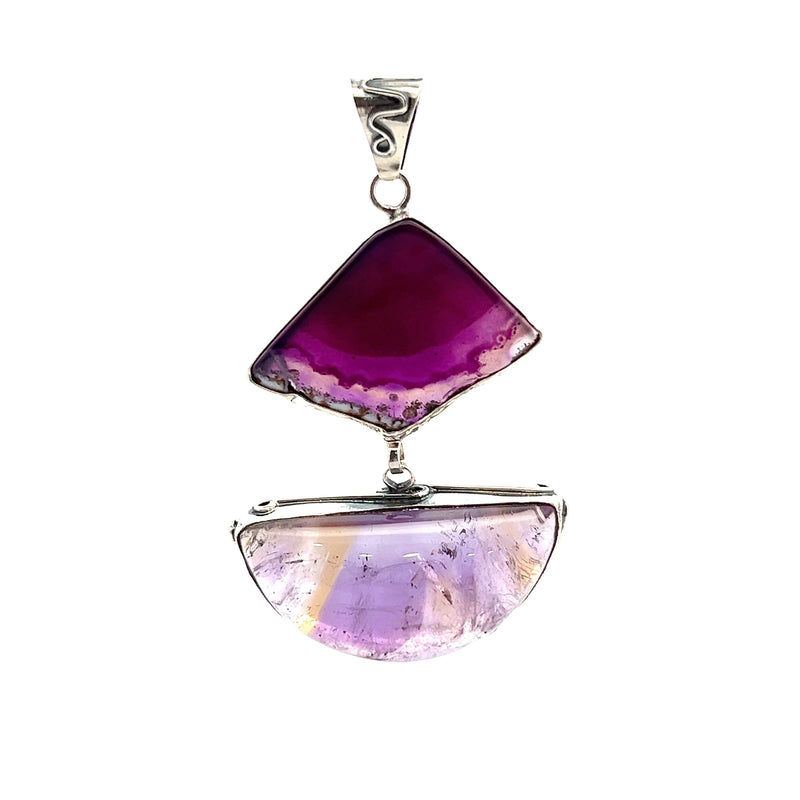 Sterling Silver Amethyst Pendant