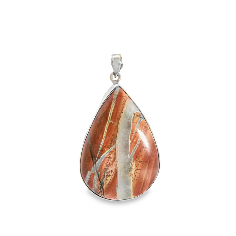 Sterling Silver Jasper Pendant