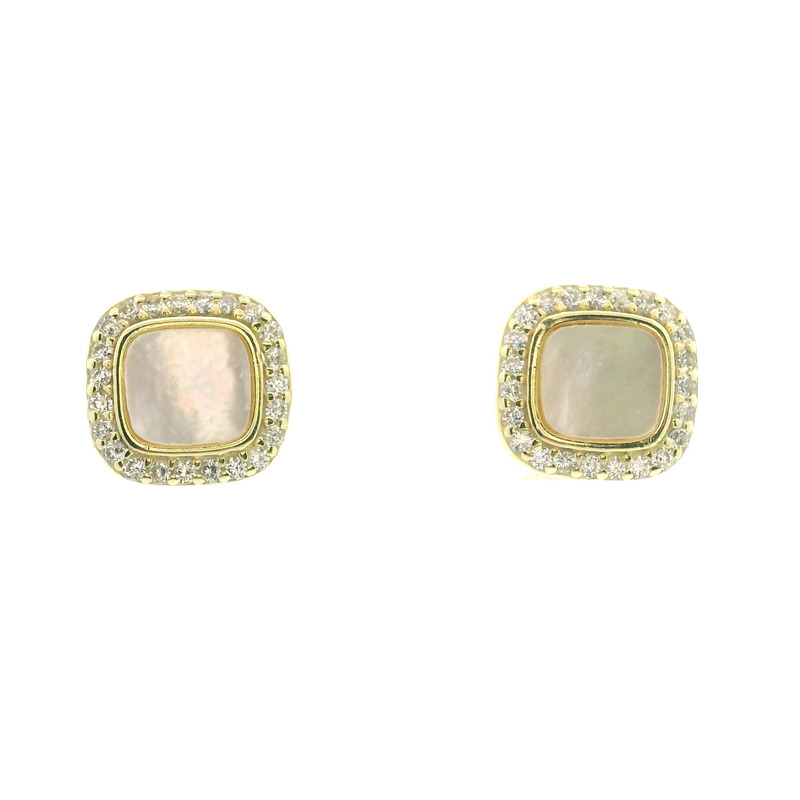 Gold Plated Gemstone Earrings