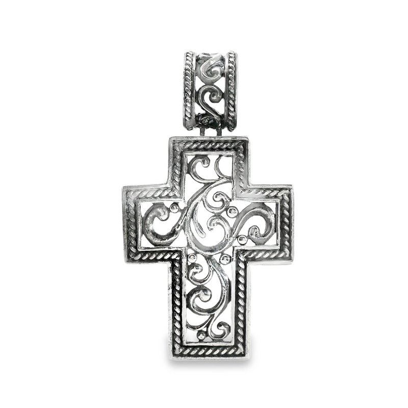 Sterling Silver Filigree Cross