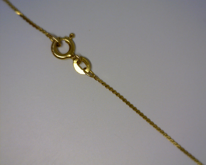 14K YELLOW GOLD CHAIN 20