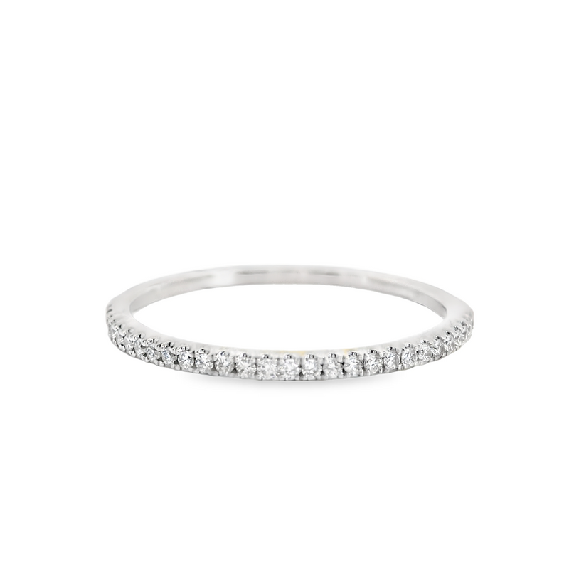 14K WG DIAMOND BAND