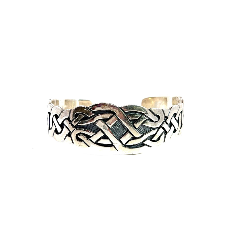 Sterling Silver Celtic Bangle Bracelet