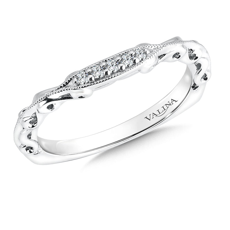 14K WG DIAMOND BAND 0.05 CT TW