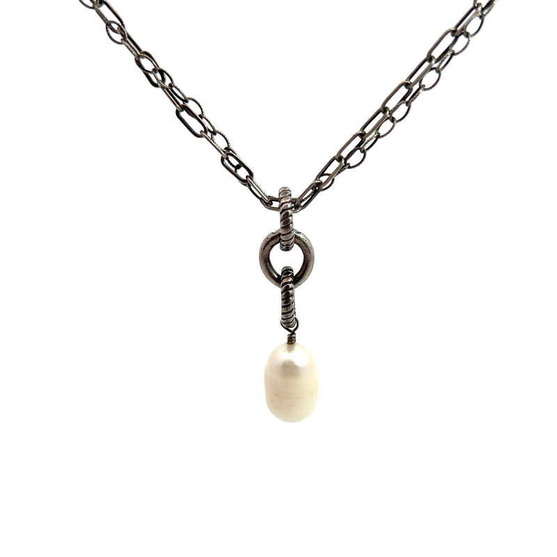 Sterling Silver Silpada Pearl Necklace