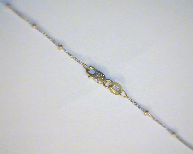 14K TT LINK CHAIN 20