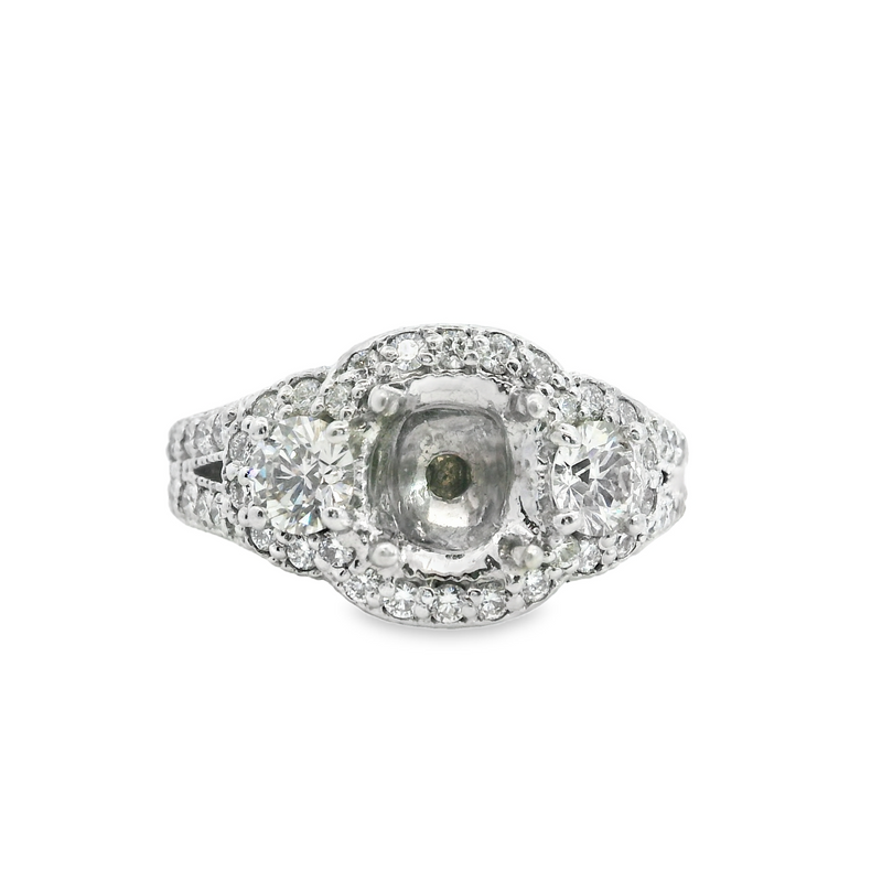 14K WG DIAMOND RING MOUNTING