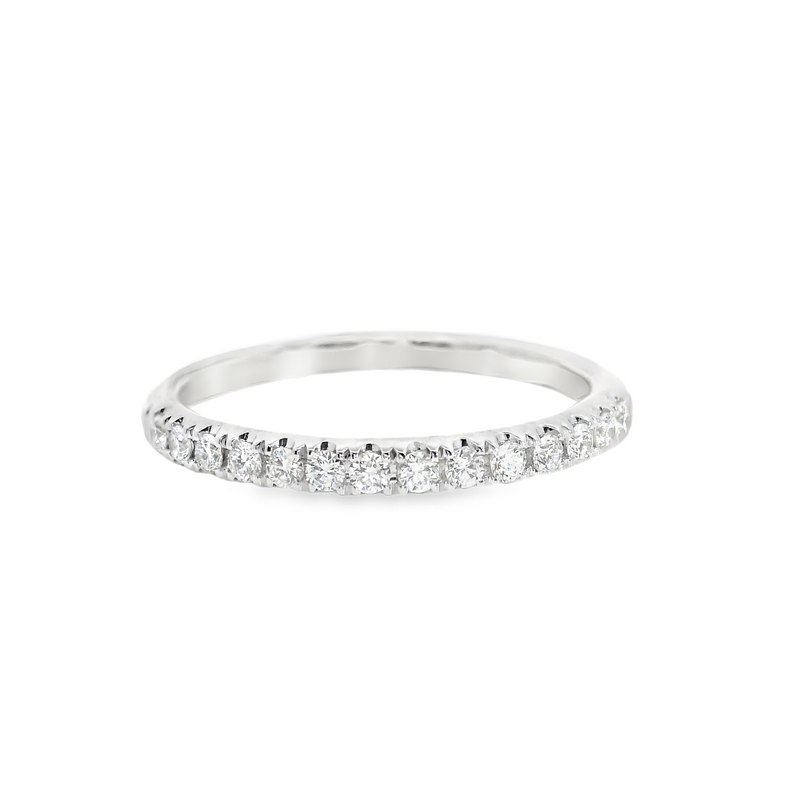 14K WG Diamond Band 0.21 CT TW