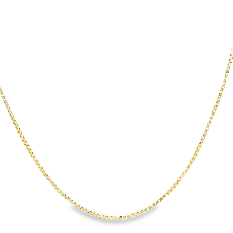 14K YG Box Chain
