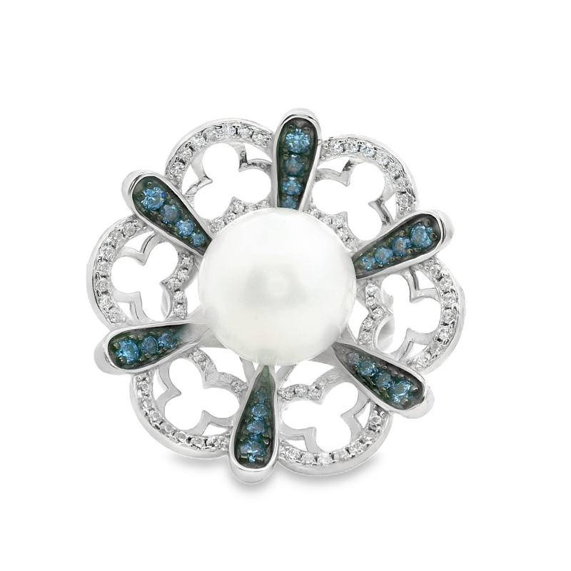 Sterling Silver Pearl Ring