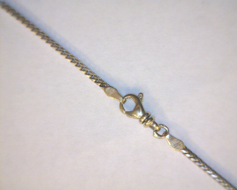 14K WG FRANCO CHAIN NECKLACE 1