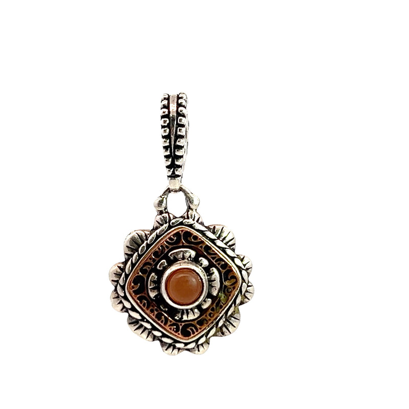 Carolyn Pollack Reversible Gemstone Pendant