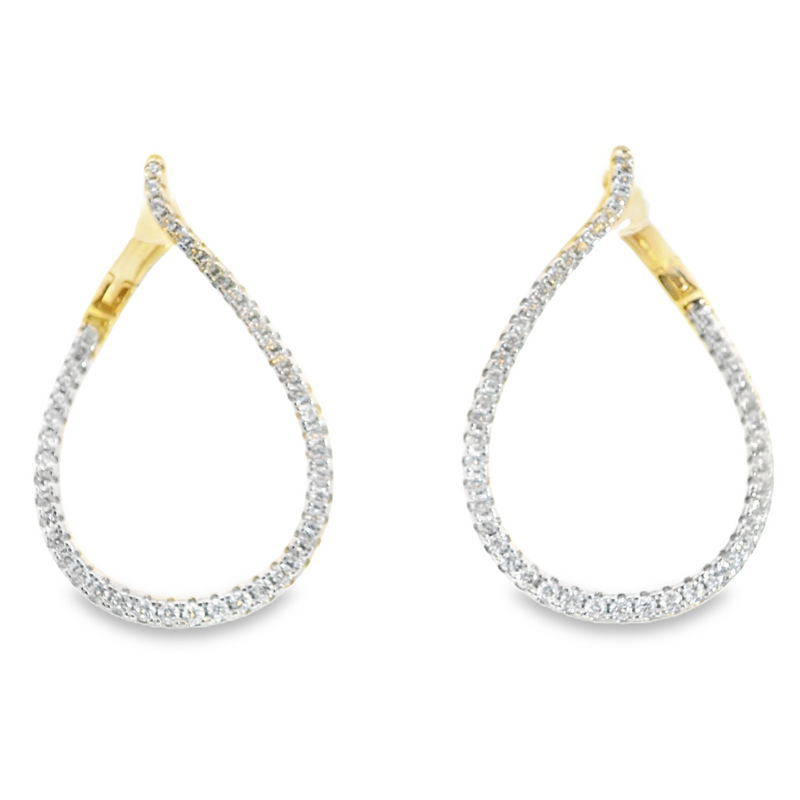 Gold Plated CZ Earrings
