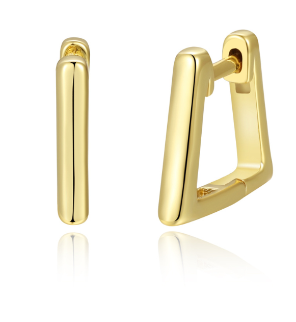 Gold Plated Hoop Earrings