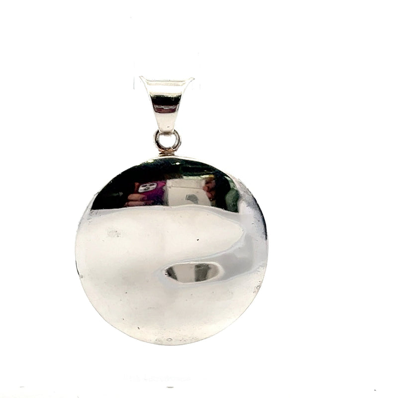 Sterling Silver Disc Pendant