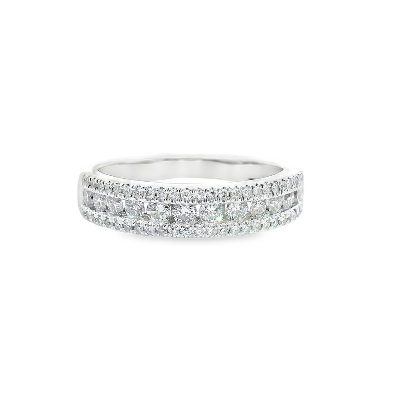 14K WG Diamond Band