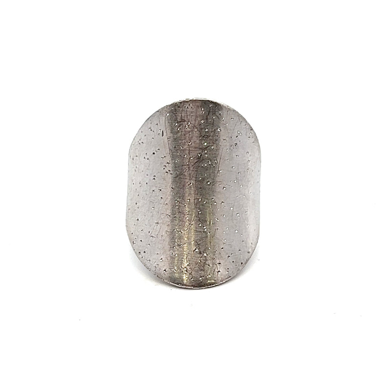 Sterling Silver Wide Oval Ring