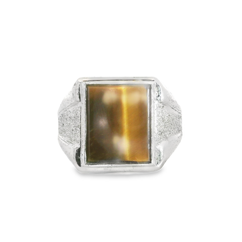 Sterling Silver Tigers Eye Ring