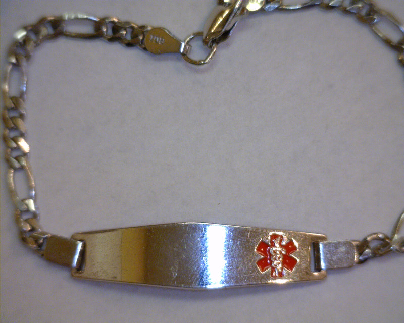 MEDICAL ALERT STERLING SILVER