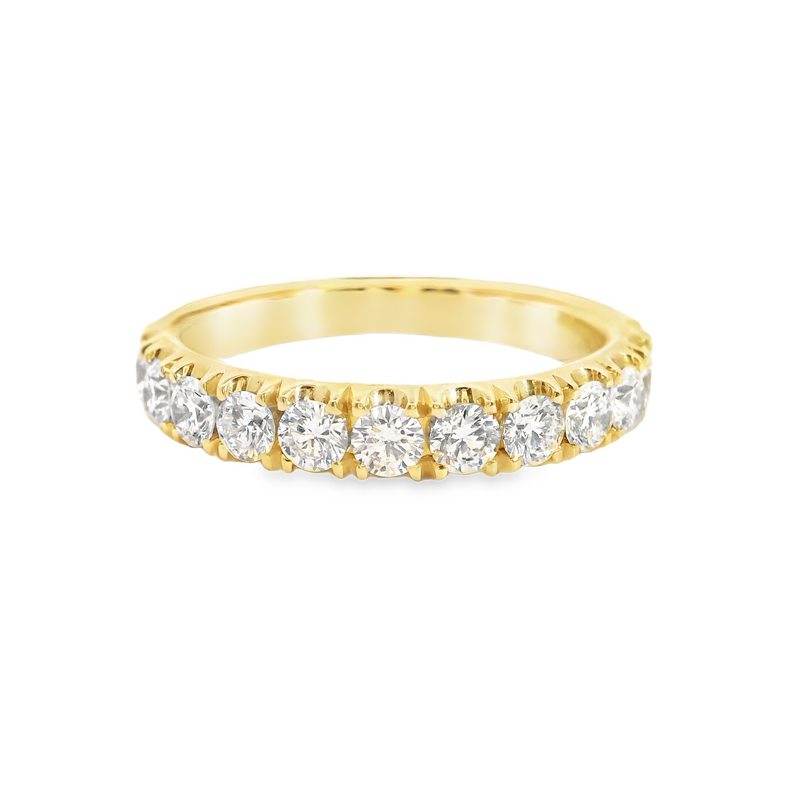 18K YG Diamond Band 0.96 CT TW