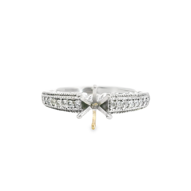 14K WG DIAMOND ENGAGEMENT RING