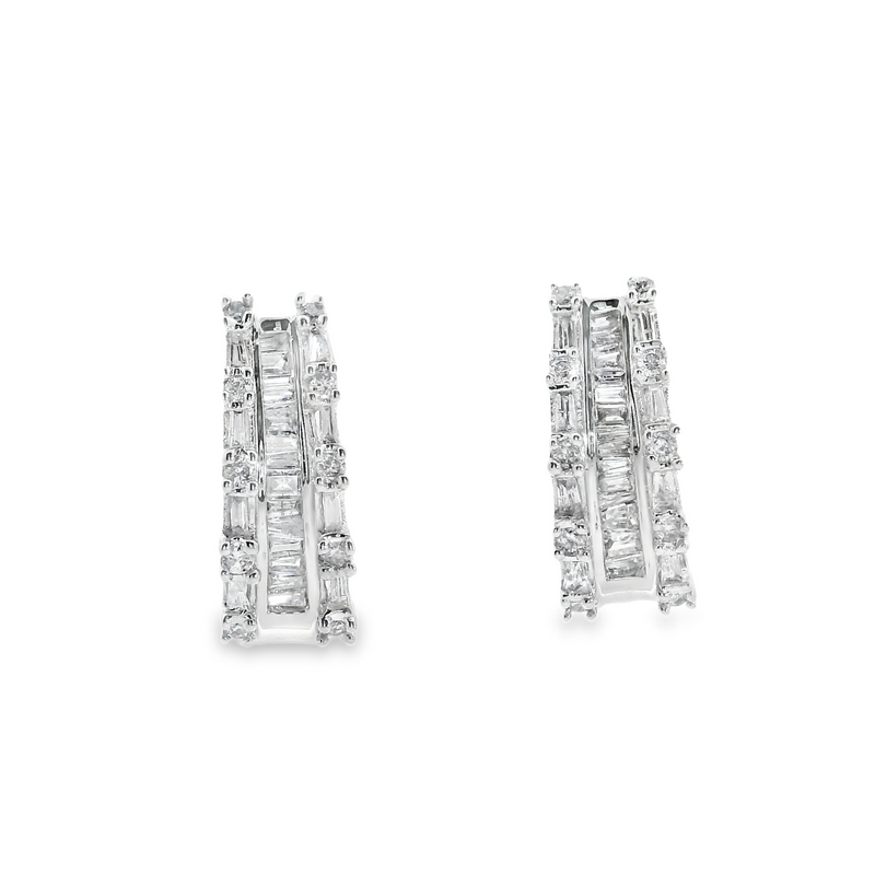 14K WG Diamond Earrings