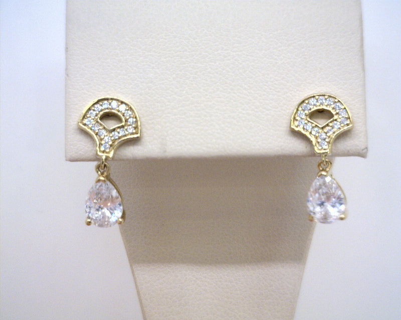 SS/Gold Plated Swarovski SC Earrings