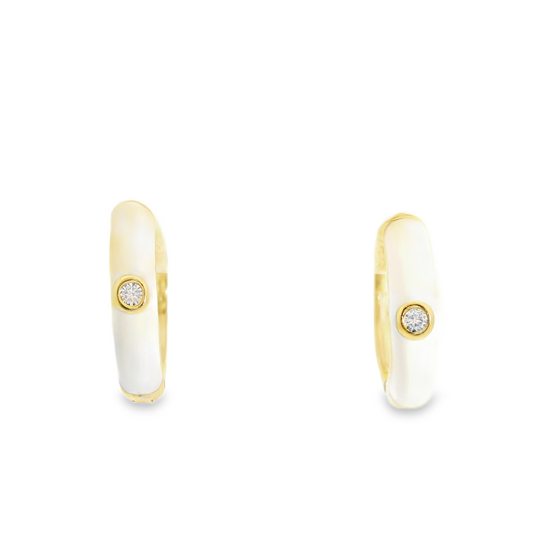 Gold Plated Huggie Earrings