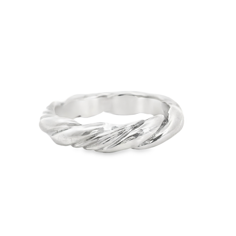 Sterling Silver Twist Band