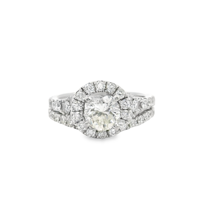 14K WG DIAMOND ENGAGEMENT SET