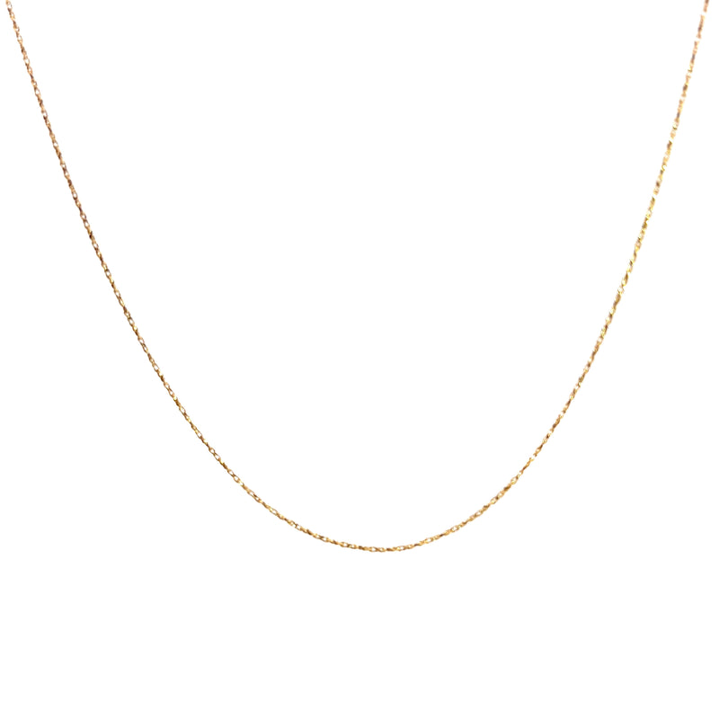 14K YG Fancy Link Chain