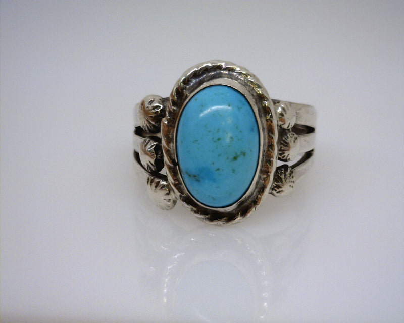 SS Turquoise Ring
