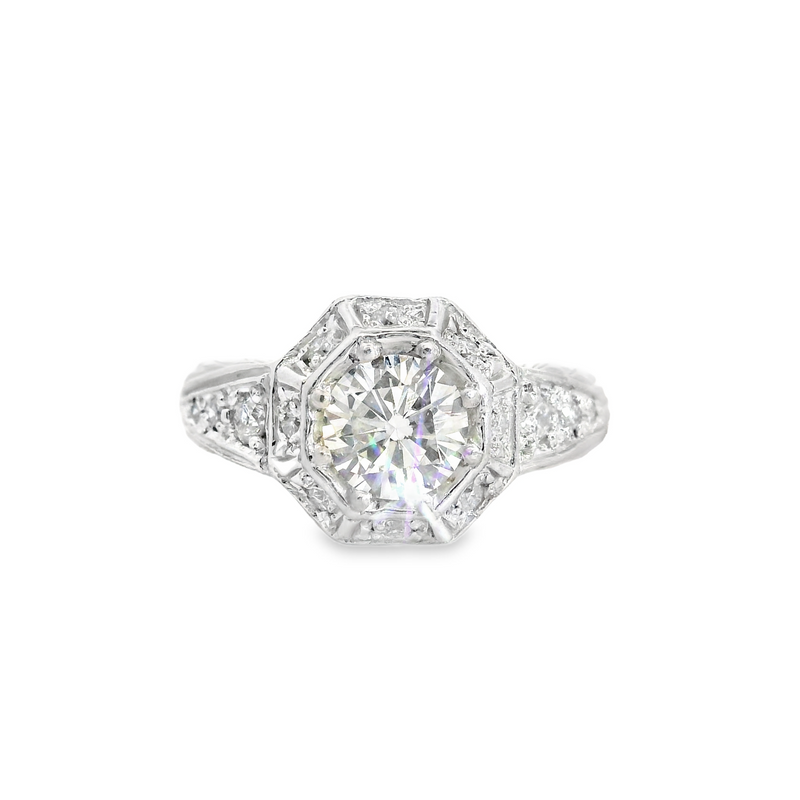 14K WG DIAMOND ENGAGEMENT RING