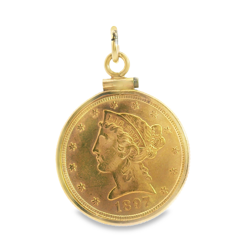 $5 Liberty Coin Pendant