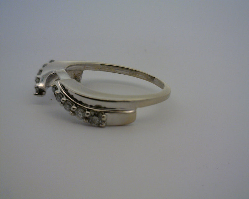 14K WG Diamond Guard 0.20 CT TW