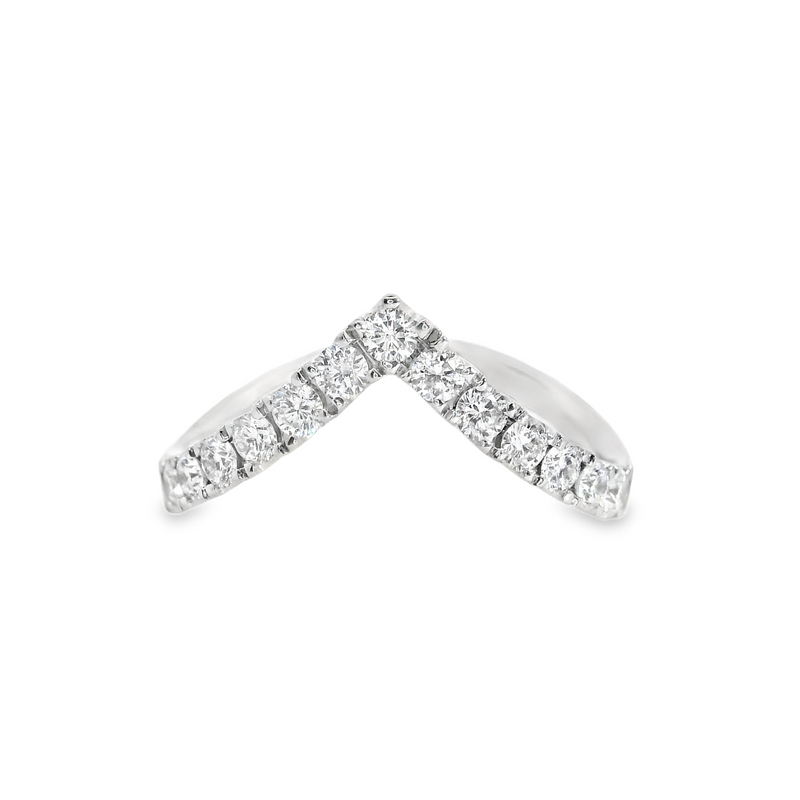 14K WG Diamond Band 0.48 CT TW