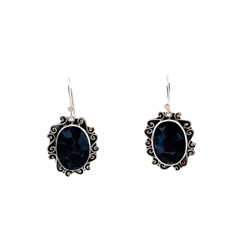 Sterling Silver Petersite Earrings