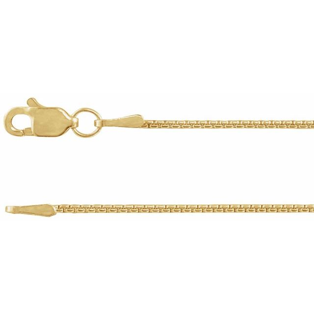 14K Yellow Gold-Filled 1 mm Ro