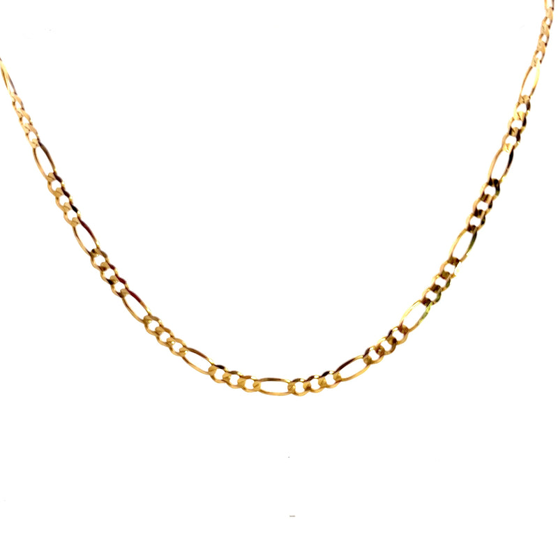 10K YG Figaro Chain 20