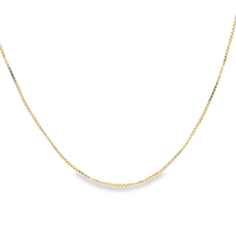 14K YG Box Chain